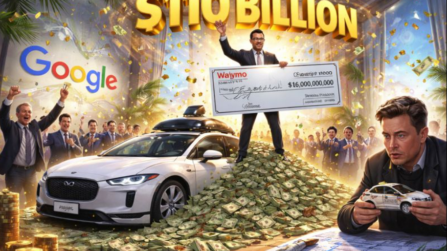 Waymo’s Robotaxi Vision Clears $110B as Alphabet Cuts the Biggest Check in the Room… to Itself