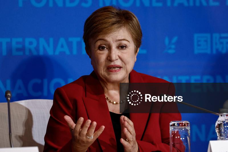 IMF chief says global inflation to fall to 3.8% this year and to 3.4% in 2027