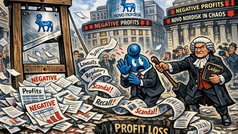 Novo Nordisk Gets Guillotined As Laundry List of Chaos Sends Profit Outlook NEGATIVE…