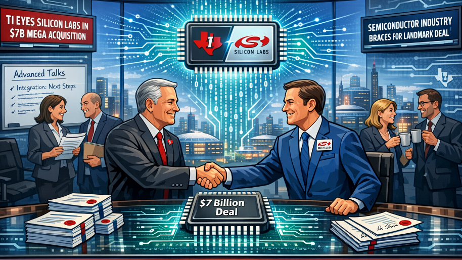 Texas Instruments in Advanced Talks to Acquire Silicon Laboratories in Deal Valued Around $7 Billion