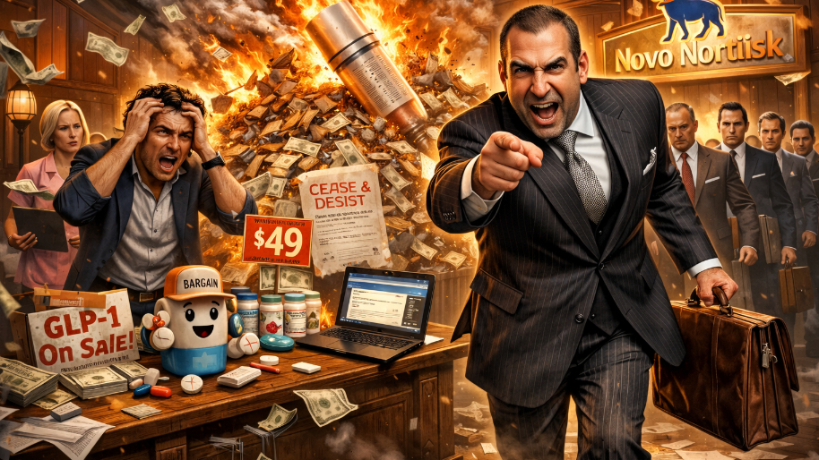 Novo Nordisk Unholsters the Lawyers After Hims Launches a $49 “Wish-Grade Wegovy” Scheme