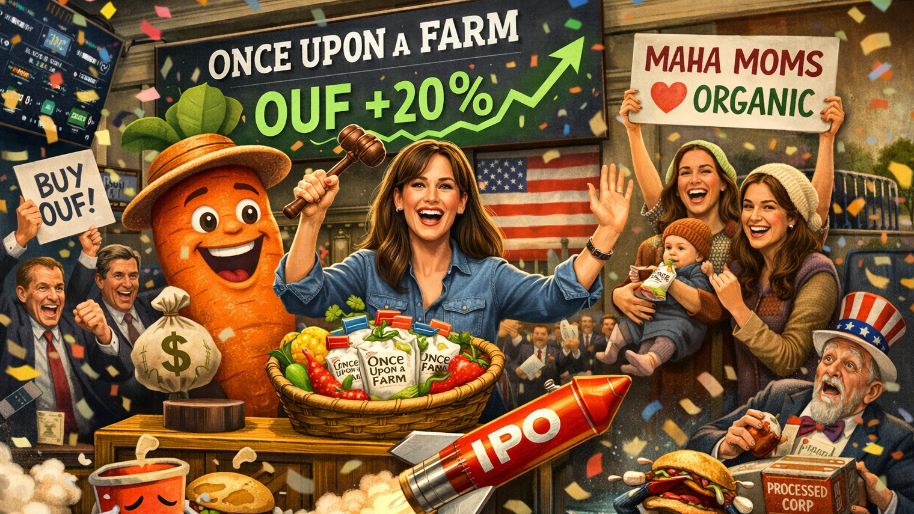 Wall Street Backs Crunchy Moms as Jennifer Garner’s Baby Food Brand Rips +20% in NYSE Debut