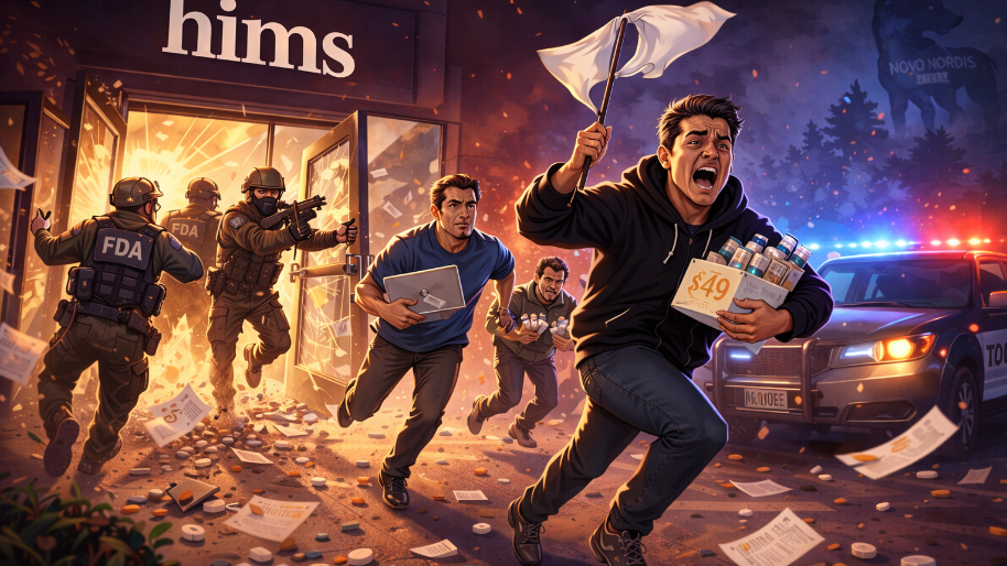 Hims Waves the White Flag on $49 Wegovy Clone After FDA Promises to Kick Their Door Down