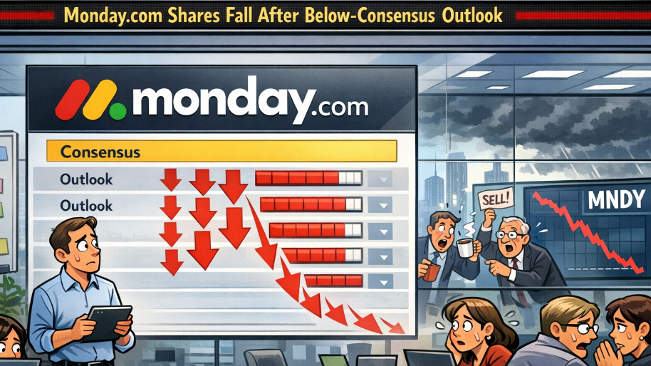 Monday.com Shares Fall After Company Issues Below-Consensus Outlook