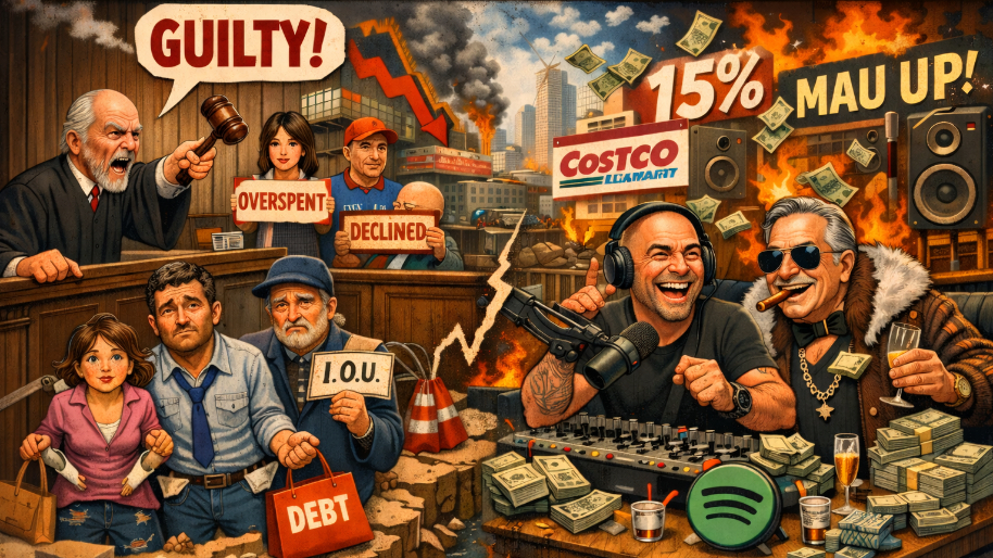 Final Tally: Stonks Find Shoppers Guilty of Being Broke... Rogan’s Sugar Daddy Drops a FIRE Beat