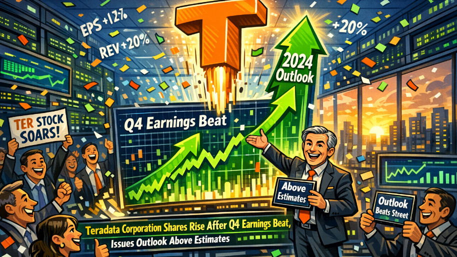Teradata Corporation Shares Rise After Q4 Earnings Beat, Issues Outlook Above Estimates
