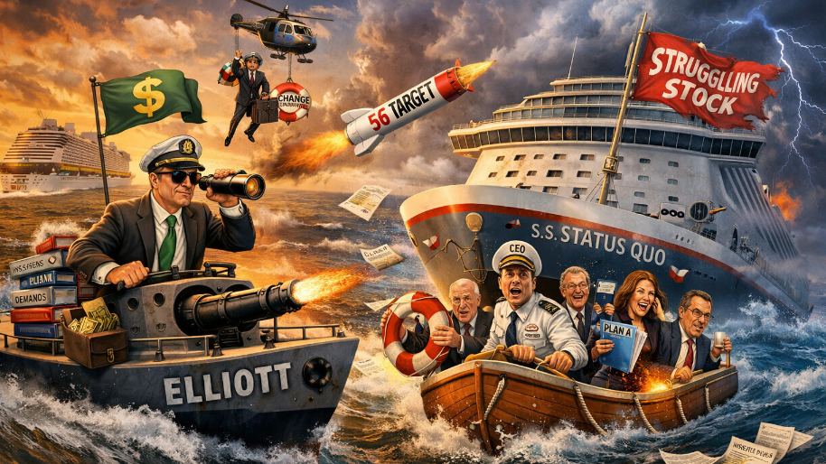 Elliott Presses for Leadership Changes at Norwegian as Stock Lags Rivals by Double Digits