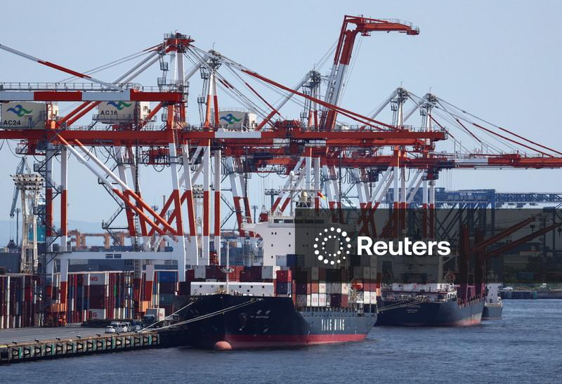 Japan exports jump, business mood improves as IMF warns of risks to growth