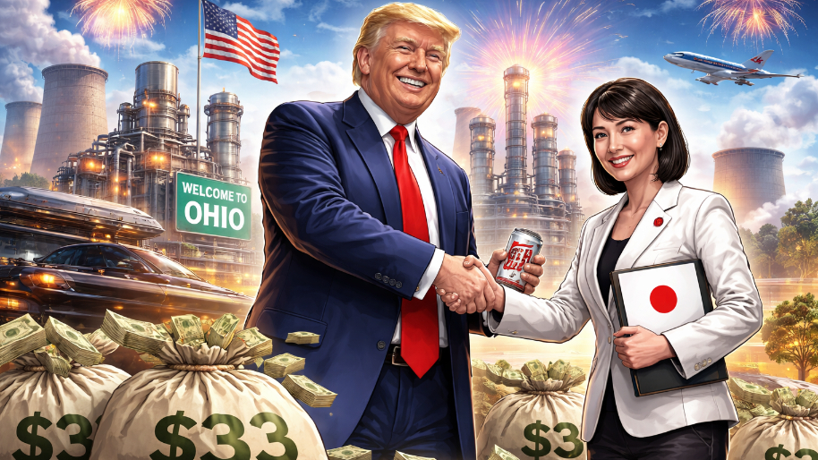 Trump’s Tariff Gambit Pays Off BIGLY as Japan Funds $33B Ohio Gas Titan (Largest in U.S. History)
