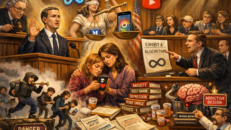 Zuckerberg Takes the Stand as Teen Addiction Suit Puts Meta’s Infinite Scroll on Trial