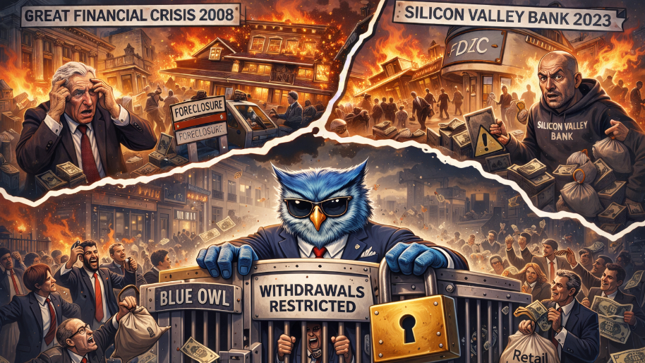 Private Credit’s 16% Yield Dream Meets Quarterly Reality as Blue Owl Restricts Withdrawals