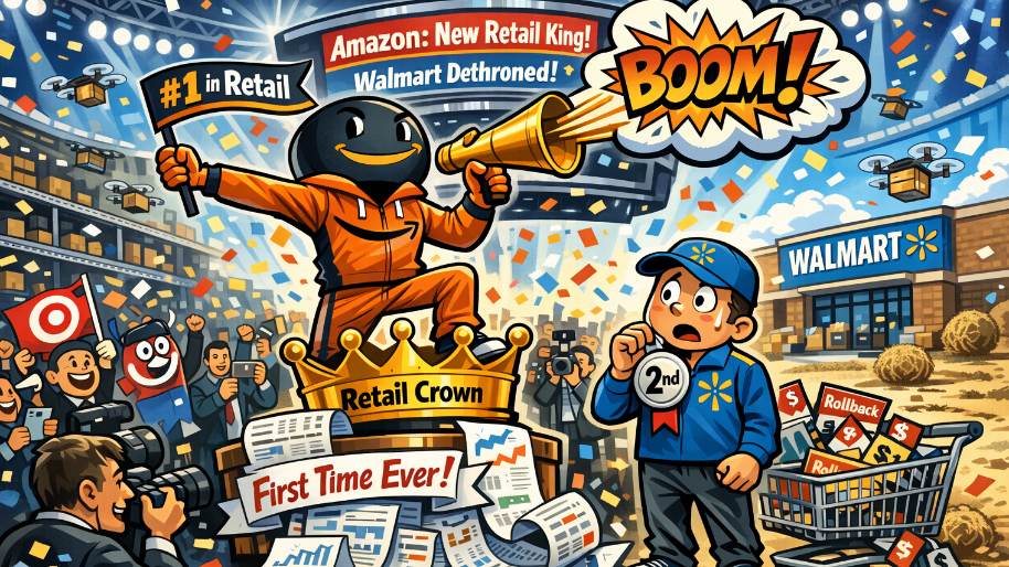 Amazon Puts Walmart on Blast After Stealing Retail Crown For The First Time In History…