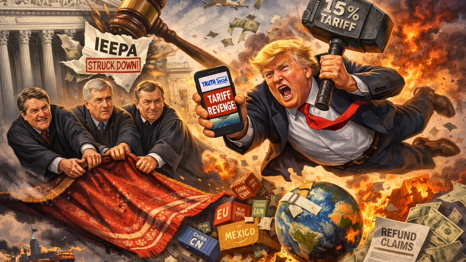 Trump Vows “Tariff Revenge” After His Own SCOTUS Picks Pull the Rug on Liberation Day