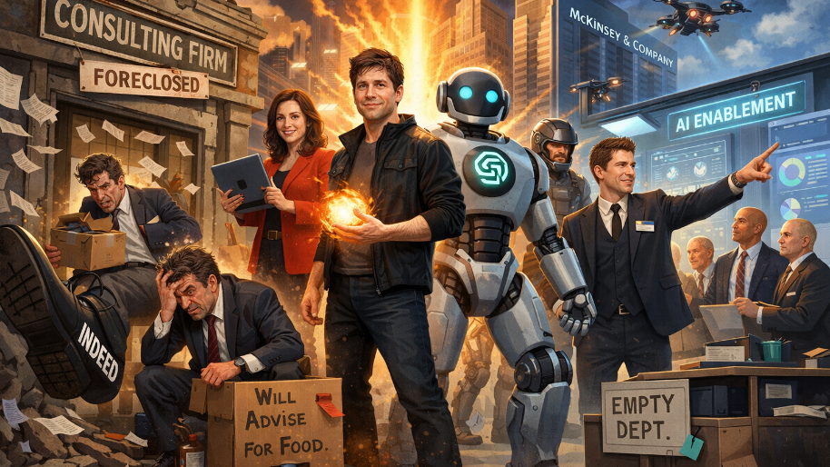 Altman Sends Consultants to Poor House as OpenAI and McKinsey Plot Corporate Takeover