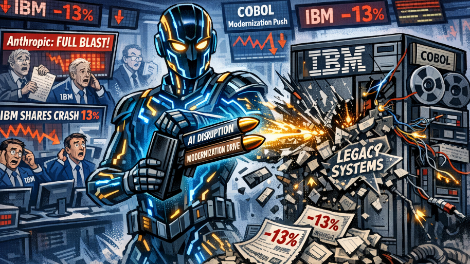 Anthropic Empties Clip on IBM - Shares Crater 13% Over COBOL Modernization