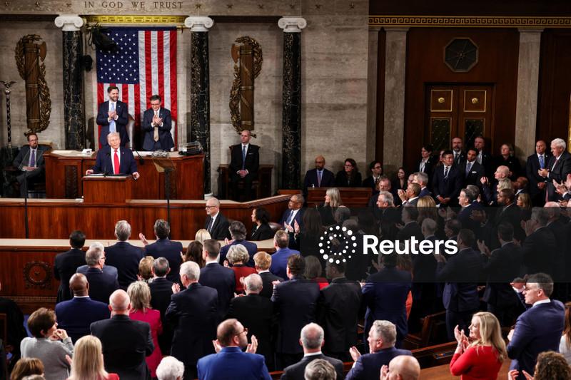 Trump hails ‘golden age’ in State of the Union as voters sour on economy