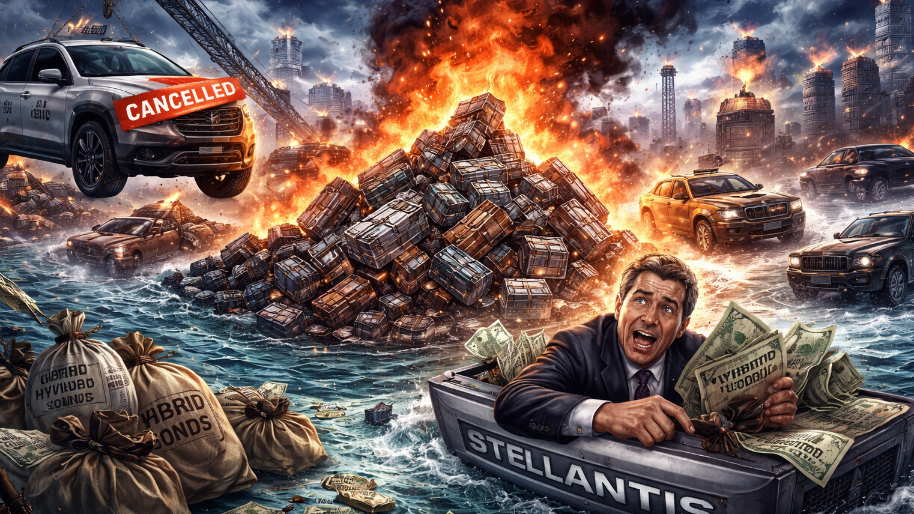Stellantis’ $30B Battery Bonfire Forces Dividend Freeze and Hybrid-Bond Rescue Mission