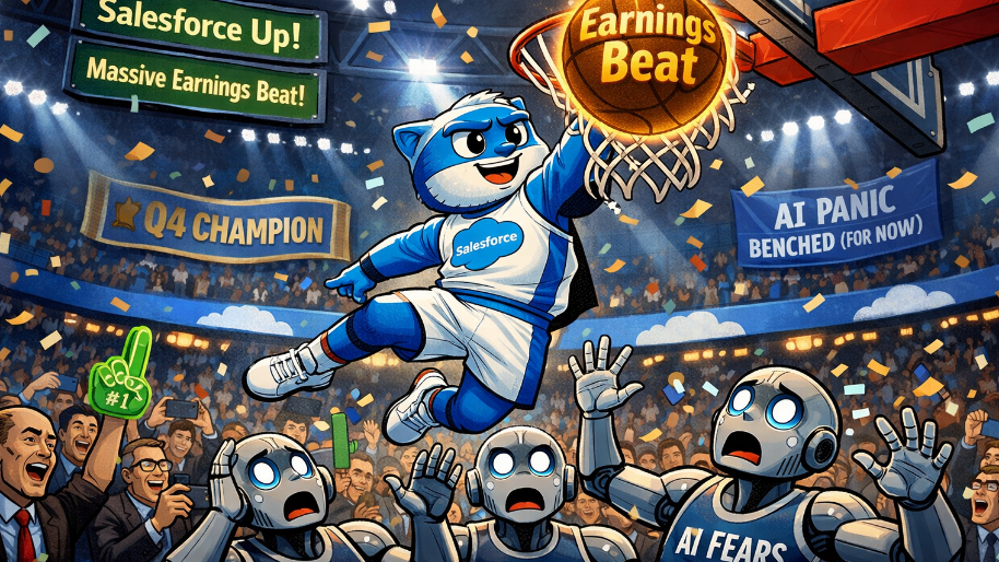 Salesforce Dunks On AI Fears After Massive Earnings Beat (For Now)