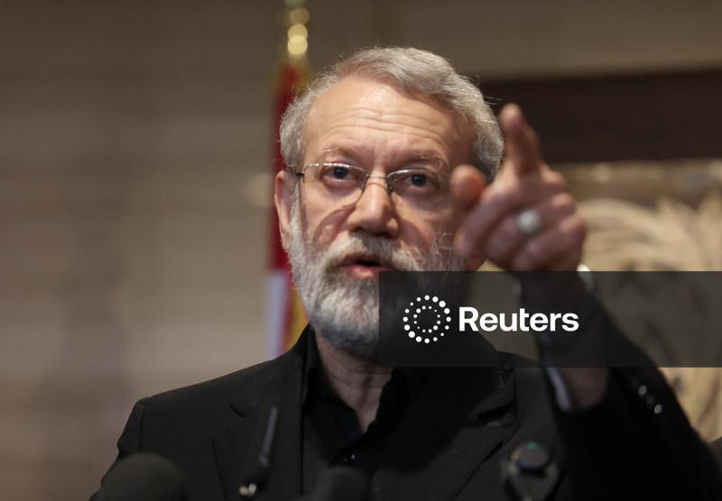 In Khamenei's absence, pragmatist Larijani  emerges as power broker in Iran