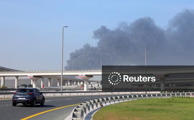 Blasts heard over Dubai and Doha for second day, with Duqm port also targeted