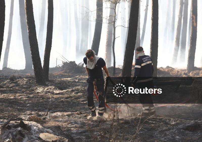 France, Spain make headway against huge blazes as new heatwave looms