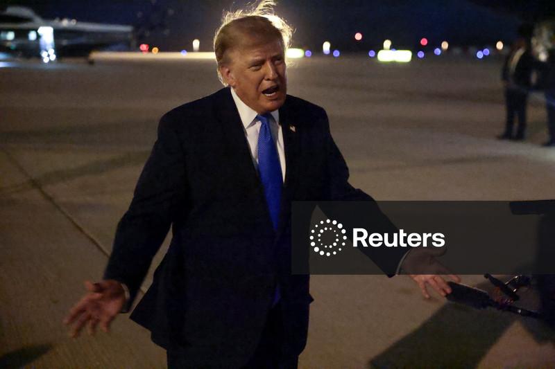 Trump reiterates his positive portrayal of Iran talks