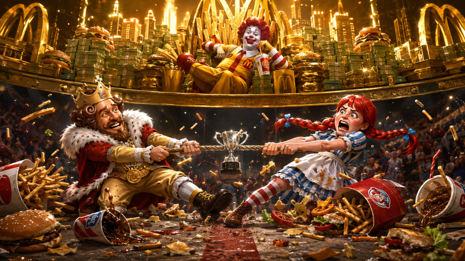 Burger King Serves Wendy’s a Whopper-Sized Demotion After Sales Jump +8.5% (Battle of Mid)