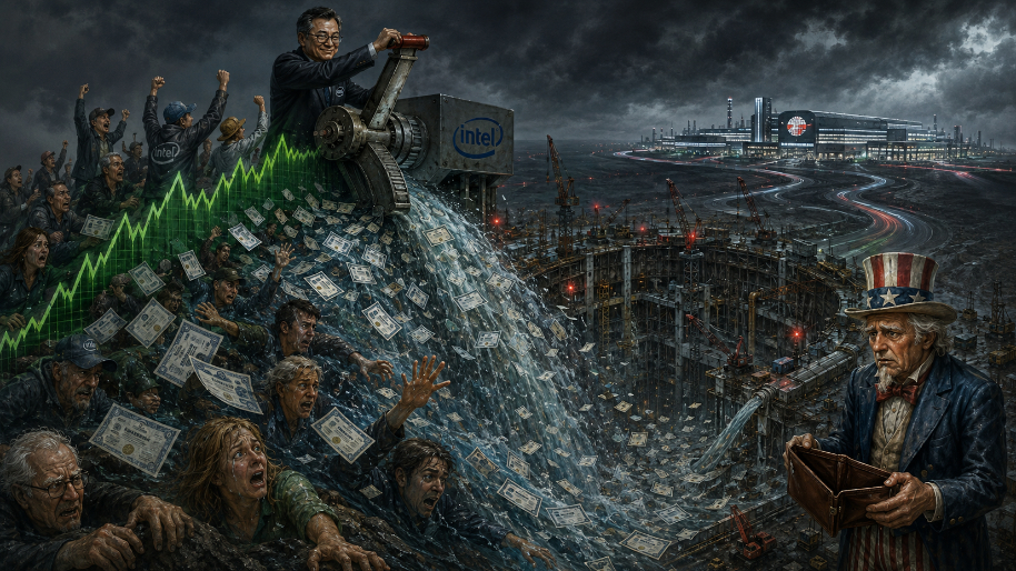Intel Waters Down Its 175% Rally With a $15B “Beat TSMC or Bust” Offering (Dilution Included)