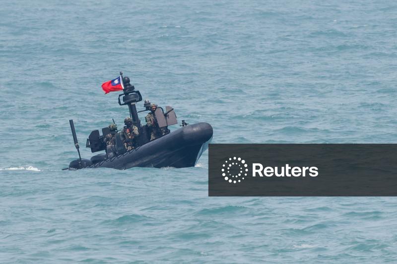 Taiwan holds naval drill during war games as China steps up maritime pressure