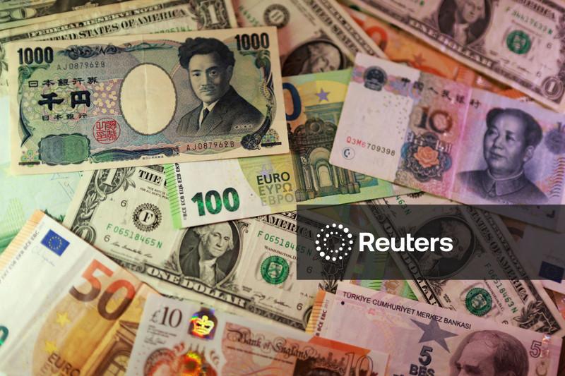Dollar treads water as Fed hike bets pared on benign US inflation
