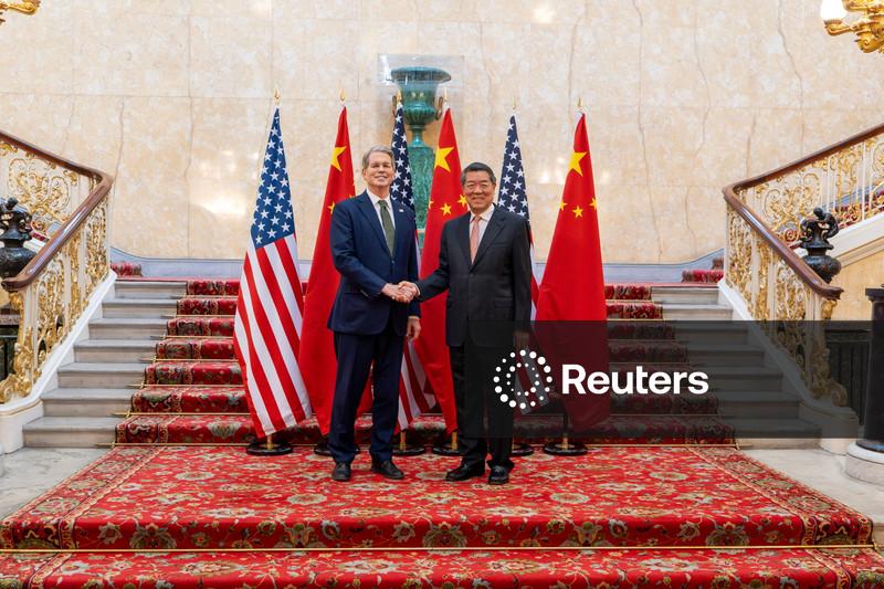 US Treasury's Bessent, China's He to launch talks on AI, trade, critical minerals