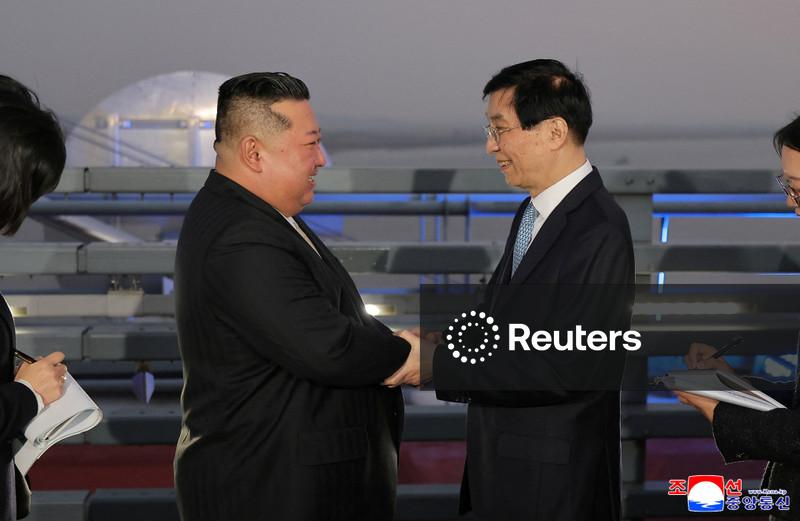 North Korea's Kim Jong Un returns from China after war memorial visit, state media says