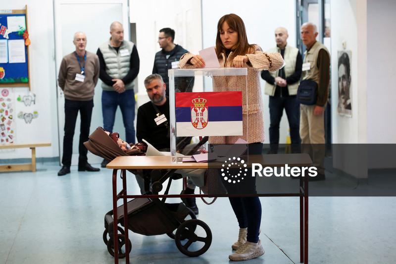 Serbia votes in historic election as students seek to end Vucic's long grip on power