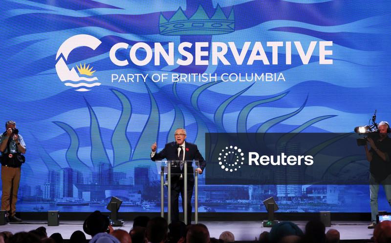 Conservative party wins first election in nearly a century in British Columbia