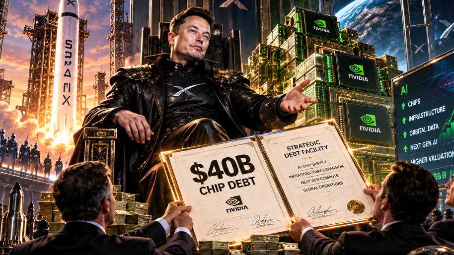 Elon’s SpaceX Closes $40B in Nvidia Chip Debt as ‘The Empire Borrows Back’