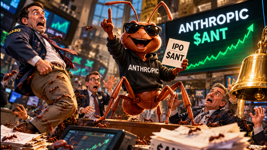 Wall Street Gets ‘Ants in Its Pants’ as Anthropic Files to List as $ANT