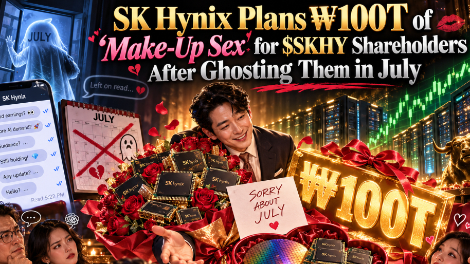 SK Hynix Plans ₩100T of ‘Make-Up Sex’ for $SKHY Shareholders After Ghosting Them in July