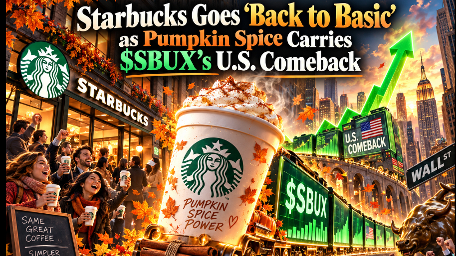 Starbucks Goes ‘Back to Basic’ as Pumpkin Spice Carries $SBUX’s U.S. Comeback